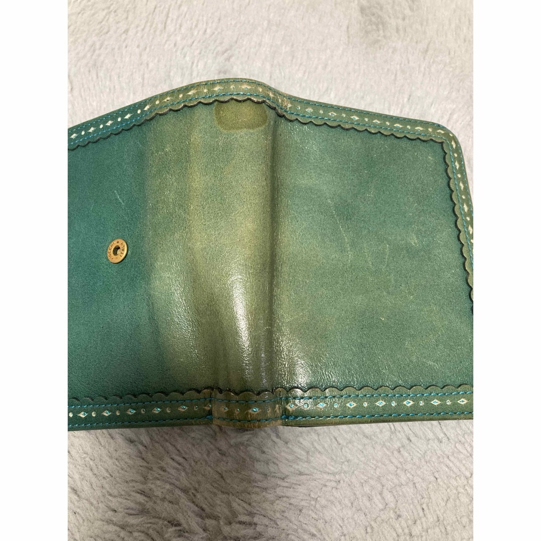 ANNA SUI(アナスイ)のANNA SUI アナスイ　三つ折り財布　ブルーグリーン レディースのファッション小物(財布)の商品写真