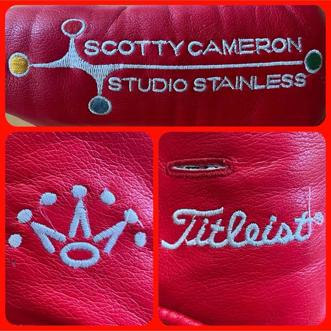 Scotty Cameron(スコッティキャメロン)の超希少品 2002年 スタジオステンレス純正パターカバータイトリストヘッドカバー スポーツ/アウトドアのゴルフ(その他)の商品写真