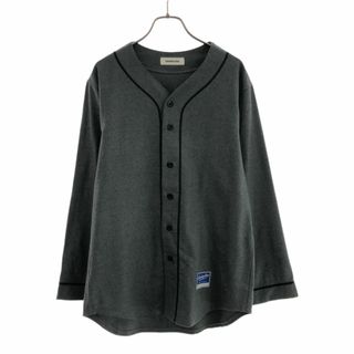 モンキータイム(MONKEY TIME（UNITED ARROWS）)のモンキータイム 長袖 ウールシャツ M グレー MONKEY TIME ベースボールシャツ ユナイテッドアローズ メンズ 古着 【240413】(シャツ)