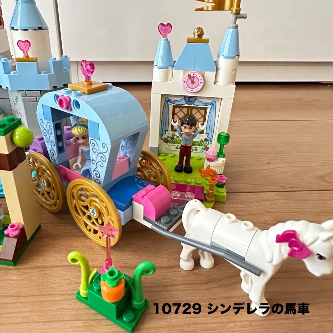 Disney(ディズニー)のレゴ®  ディズニー 41055 シンデレラの城 10729 シンデレラの馬車 エンタメ/ホビーのおもちゃ/ぬいぐるみ(キャラクターグッズ)の商品写真