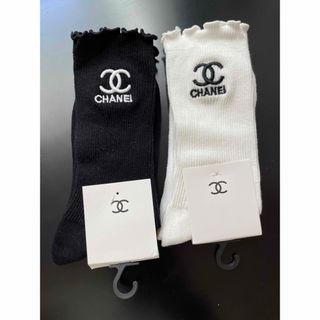 シャネル(CHANEL)のChanelレディースソックス2足セット 新品未使用(ソックス)