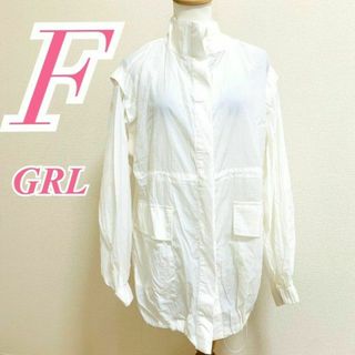 グレイル(GRL)のGRL　グレイル　ブルゾン 薄手 春秋　ナイロン100%チュニック(シャツ/ブラウス(長袖/七分))