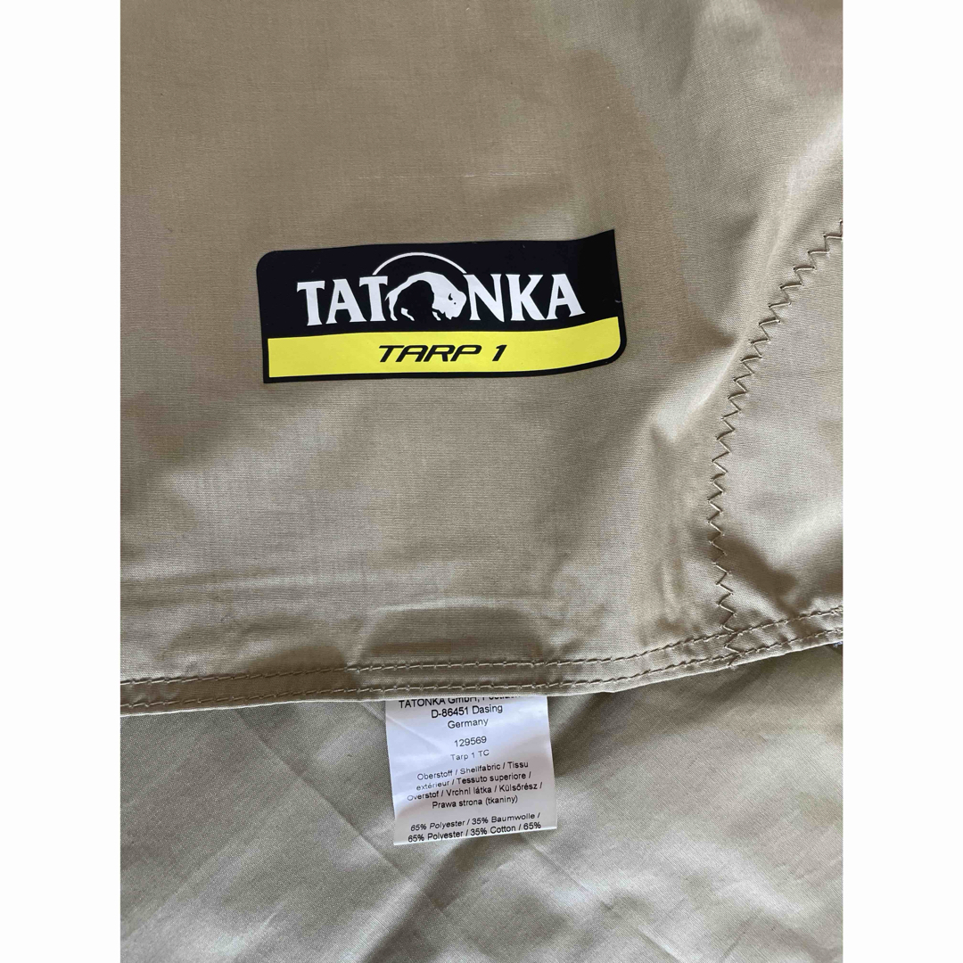 TATONKA(タトンカ)のTATONKA TARP 1 TC タトンカ タープ スポーツ/アウトドアのアウトドア(テント/タープ)の商品写真