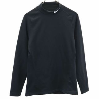 ナイキ(NIKE)のナイキ プロ トレーニング 長袖 アンダー シャツ M 黒 NIKE Pro Dri-FIT メンズ 古着 【240413】(トレーニング用品)