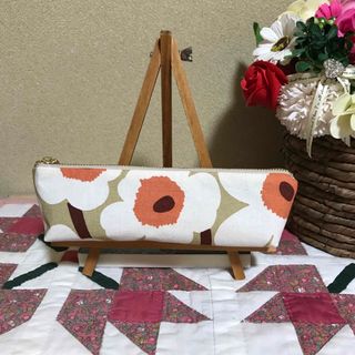 marimekko - マリメッコ    生地　ハンドメイド　2021AWカラーベージュ　ペンケース