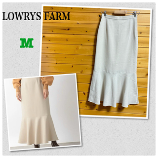 LOWRYS FARM - LOWRYS FARMマーメイドスカート  スカート マーメイド アイボリーM