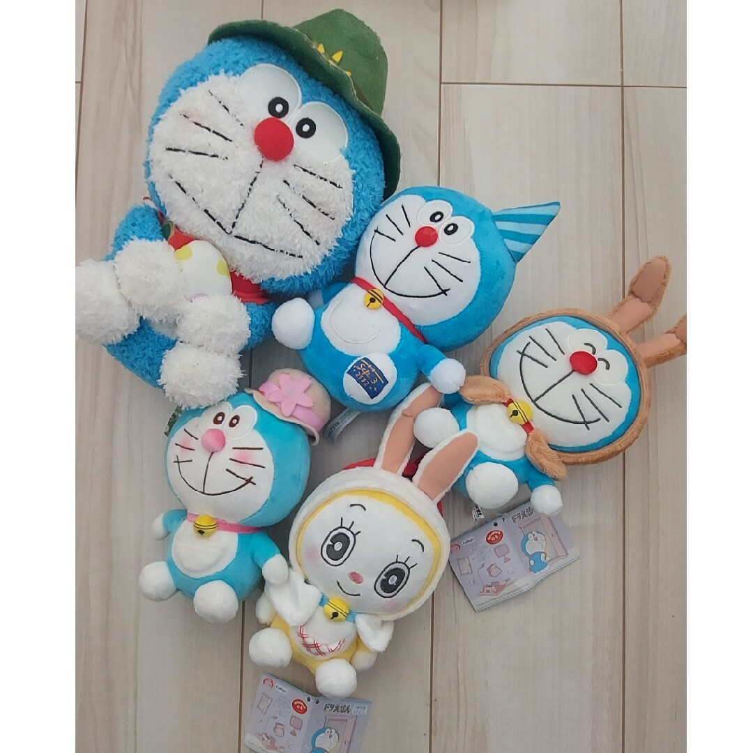 ドラえもん - ドラえもん☆ドラミちゃん ぬいぐるみ5点セットの通販 ドラえもん - ドラえもん☆ドラミちゃん ぬいぐるみ5点セットの通販