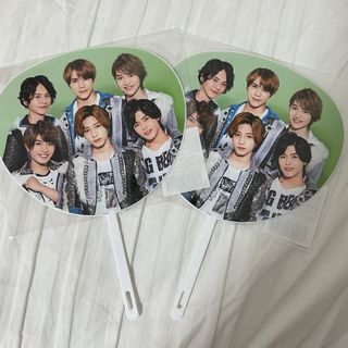 ジャニーズジュニア(ジャニーズJr.)の7 MEN侍のミニうちわ 2本セット(アイドルグッズ)