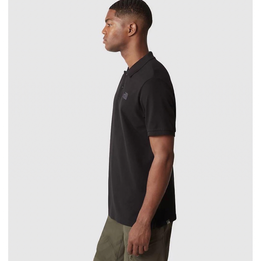 THE NORTH FACE(ザノースフェイス)のTNF メンズ　ポロシャツ　ブラック  US/S 日本サイズM メンズのトップス(ポロシャツ)の商品写真