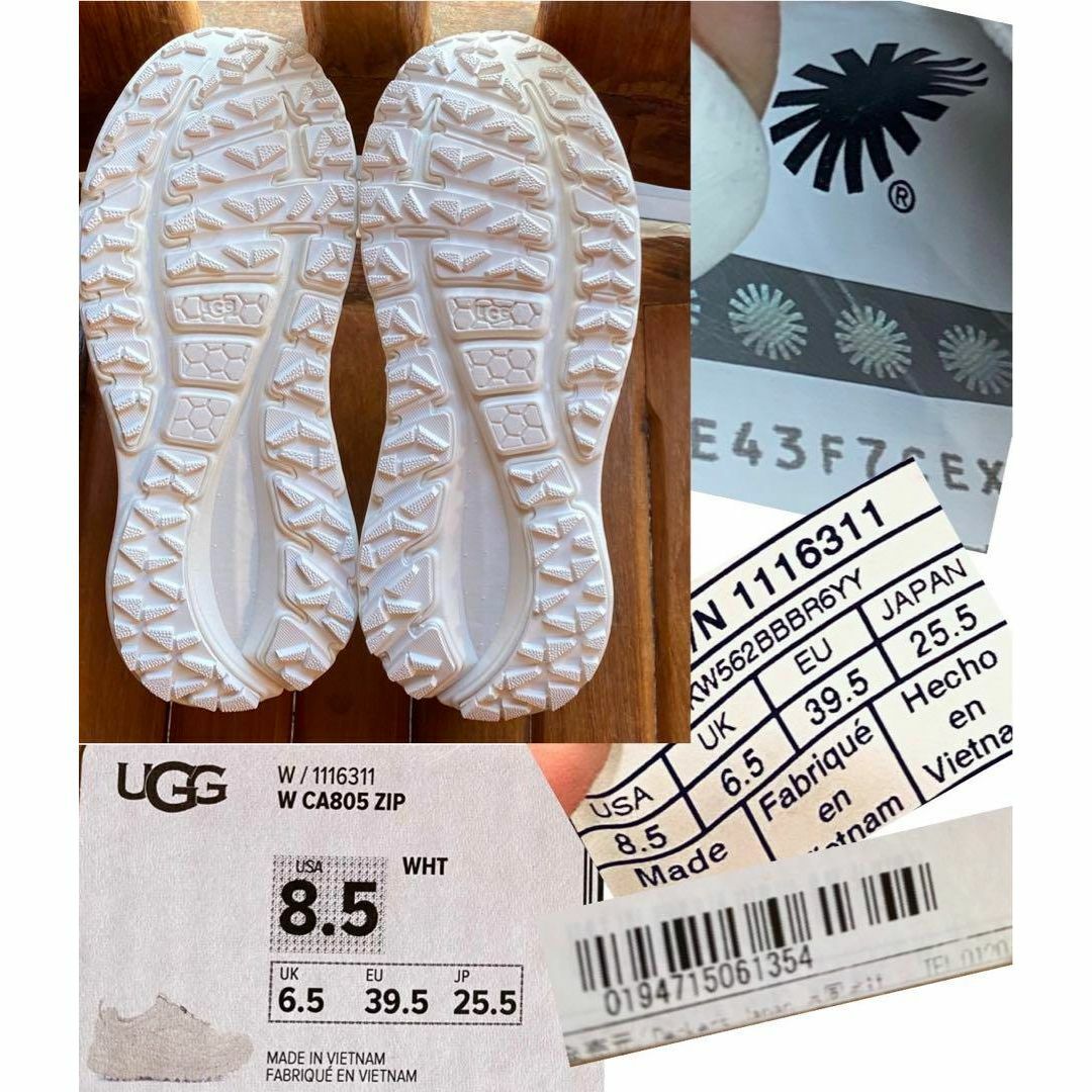 UGG(アグ)の#春～✨入手困難✨超超美品✨25.5⇒25靴下～✨UGG✨CA805 Zip レディースの靴/シューズ(スニーカー)の商品写真