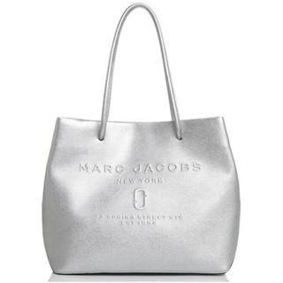 MARC JACOBS - MARC JACOBS  ロゴショッパートート (Silver)