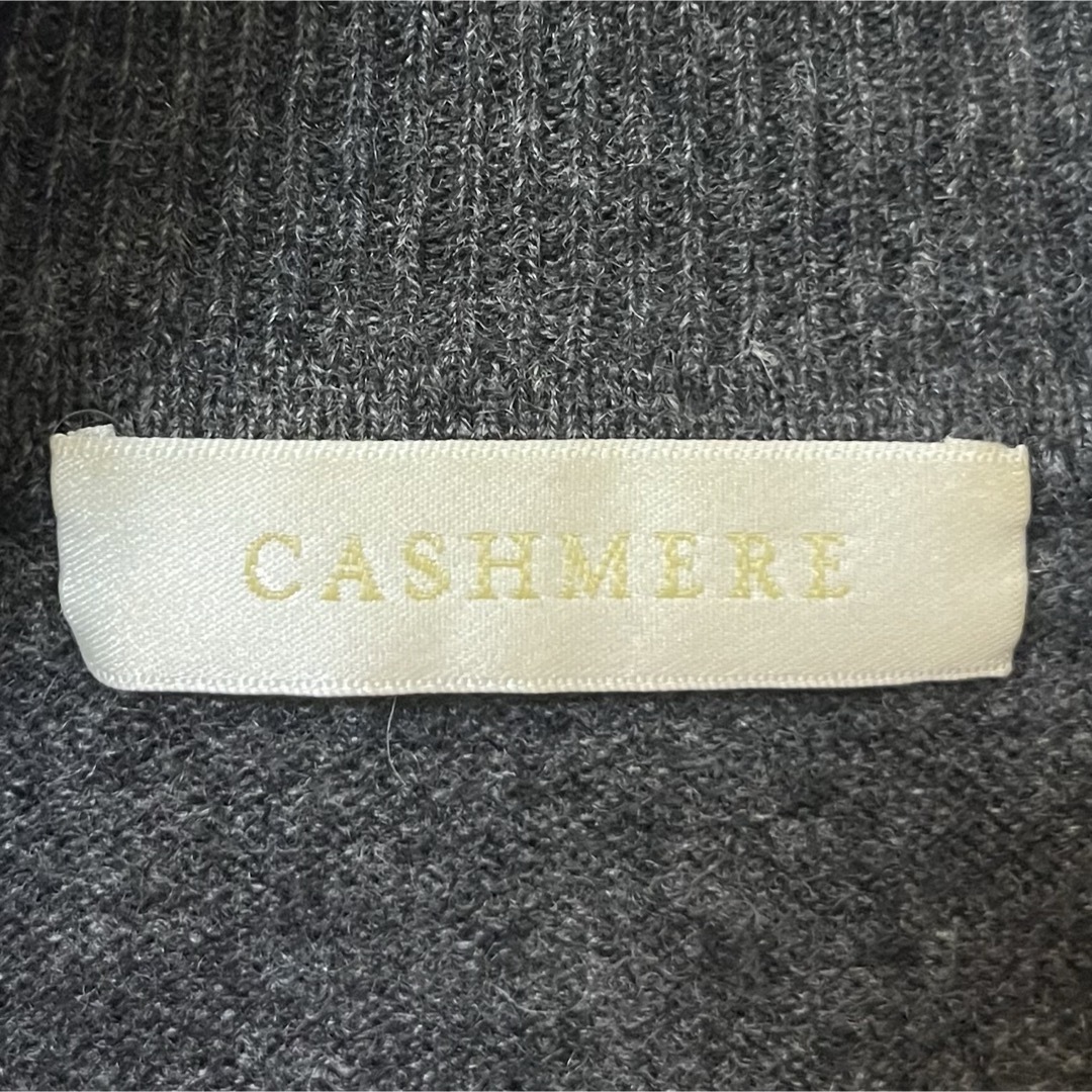 CASHMARE カシミヤ　タートルネックニット　セーター　チャコールグレー レディースのトップス(ニット/セーター)の商品写真