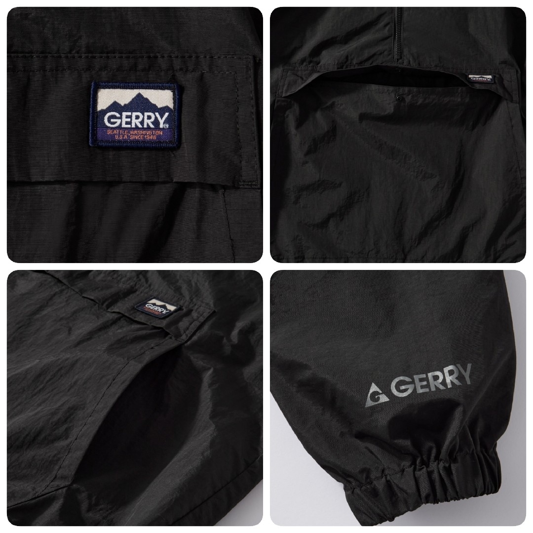 GERRY(ジェリー)のGERRY 別注 オーバーサイズ ハーフジップ 撥水 アノラック パーカー メンズのジャケット/アウター(ナイロンジャケット)の商品写真