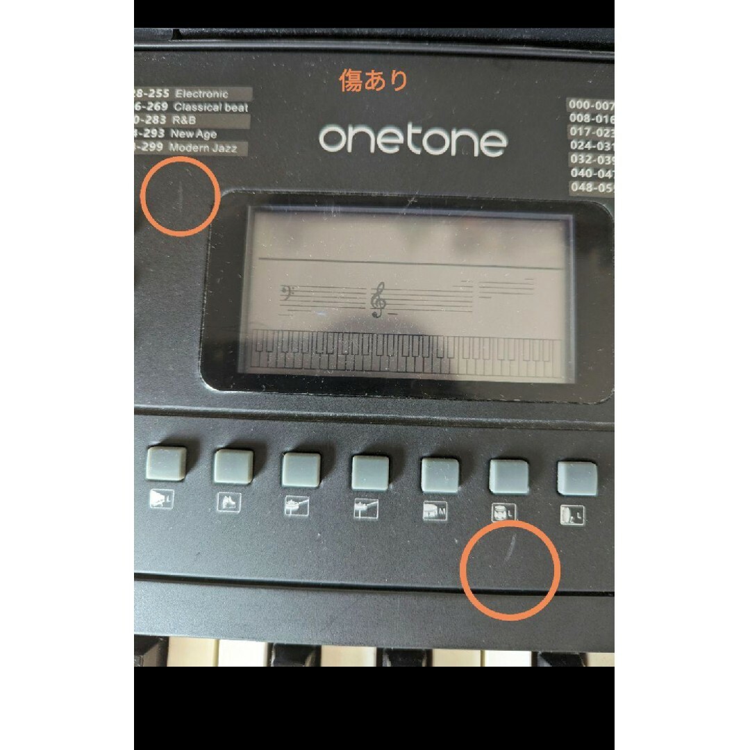 onetone OTK-54N 電子キーボード 楽器の鍵盤楽器(キーボード/シンセサイザー)の商品写真