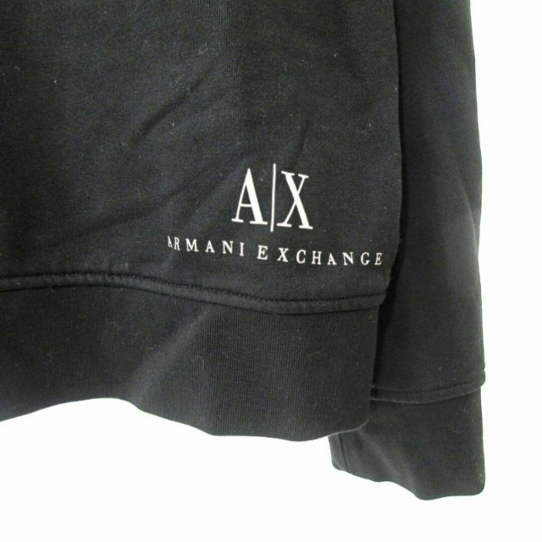 ARMANI EXCHANGE(アルマーニエクスチェンジ)のアルマーニエクスチェンジ A/X スウェット ジャケット ブルゾン 黒 L メンズのジャケット/アウター(ブルゾン)の商品写真