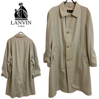 ランバン(LANVIN)のLANVIN PARIS VINTAGE ITALY製 スプリングコート 50(ステンカラーコート)