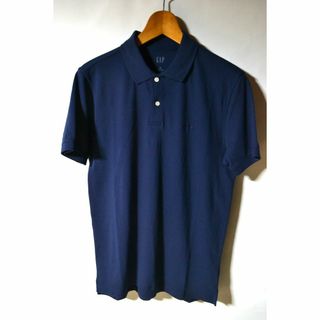 新品 GAP ギャップ ロゴポロシャツ 半袖 ネイビー M メンズ 春夏 未使用