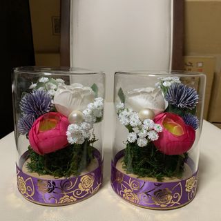 ハンドメイド　造花仏花　一対　(その他)