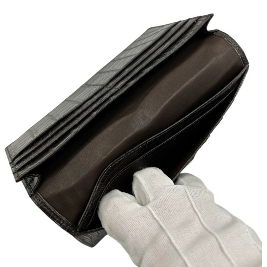 UNITED ARROWS - UNITED ARROWS CROCO 長財布 メンズ ワニ革 UNITED ARROWS - UNITED ARROWS CROCO 長財布 メンズ ワニ革
