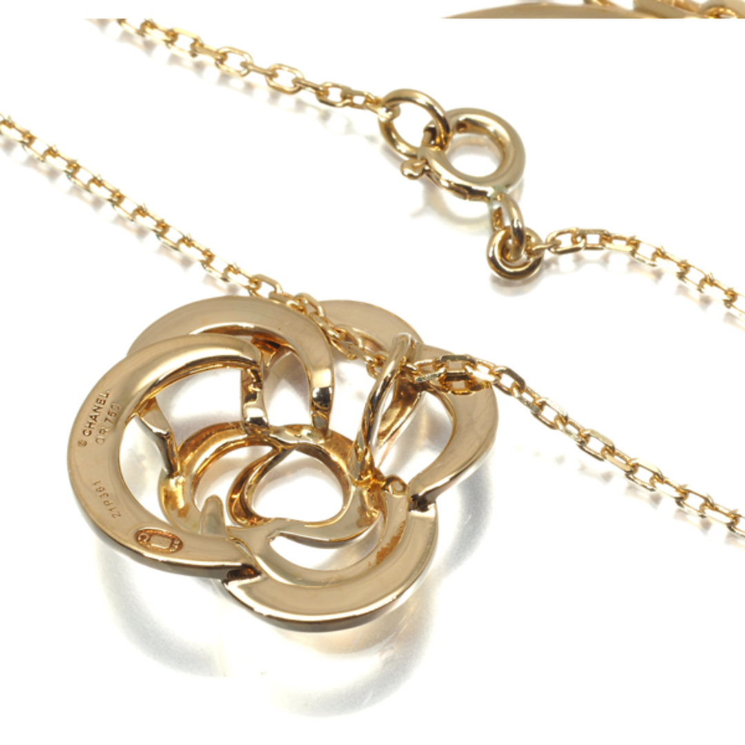 CHANEL - シャネル ネックレス カメリア K18YG の通販 by CHANEL - シャネル ネックレス カメリア K18YG の通販 by