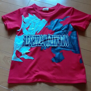 ティンカーベル(TINKERBELL)のポケモン　Tシャツ　赤　120 　ティンカーベル　メッシュ　レシラム　ゼクラム(Tシャツ/カットソー)