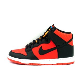 ナイキ(NIKE)のナイキ NIKE ■ 【 DUNK HI BARCELINA 317982 608 】 ダンクハイ チャレンジレッド ブラック スニーカー　f21605(スニーカー)