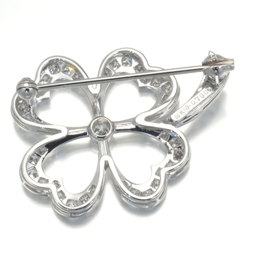 MIKIMOTO - ミキモト ブローチ ダイヤ 0.70ct クローバー ハート MIKIMOTO - ミキモト ブローチ ダイヤ 0.70ct クローバー ハート