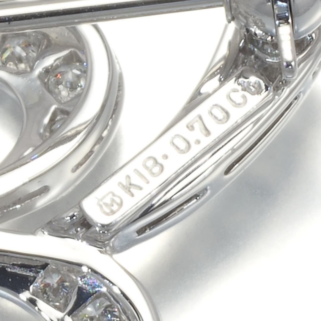 MIKIMOTO - ミキモト ブローチ ダイヤ 0.70ct クローバー ハート MIKIMOTO - ミキモト ブローチ ダイヤ 0.70ct クローバー ハート