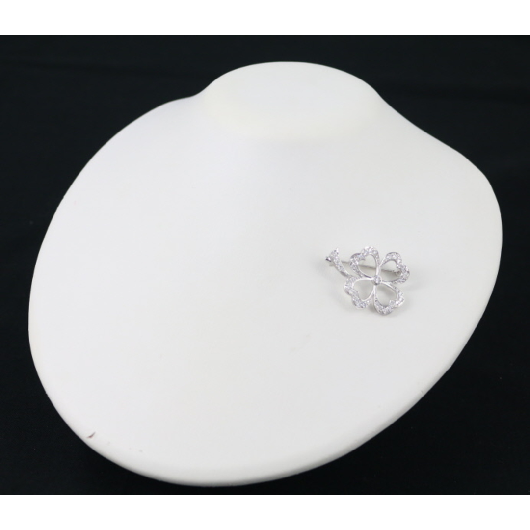 MIKIMOTO - ミキモト ブローチ ダイヤ 0.70ct クローバー ハート MIKIMOTO - ミキモト ブローチ ダイヤ 0.70ct クローバー ハート