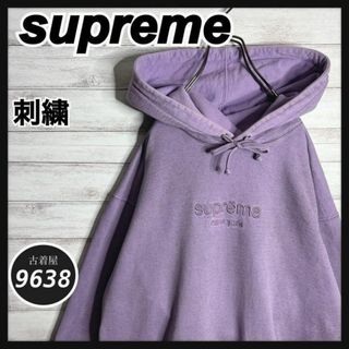 シュプリーム(Supreme)の【入手困難!!】シュプリーム ✈︎ポルトガル製 刺繍 トレーナー 肉厚 裏起毛(パーカー)