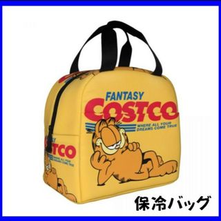 新品　保冷ランチバッグ　猫　ネコ　ねこ　黄色　イエロー　キャラクター　アニメ(弁当用品)