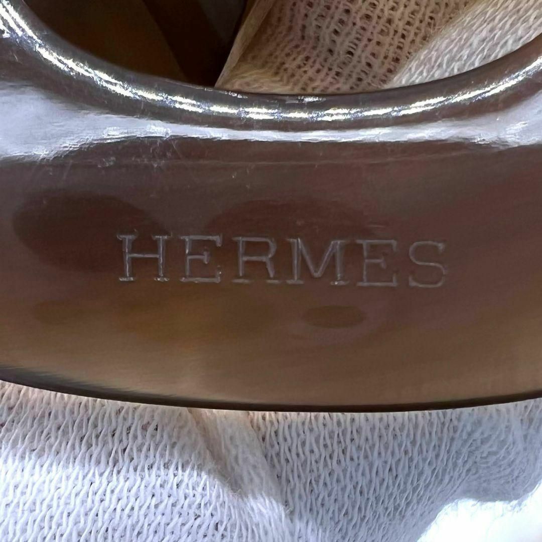 Hermes(エルメス)のHERMES エルメス イムス ネックレス グレー バッファローホーン レディースのアクセサリー(ネックレス)の商品写真