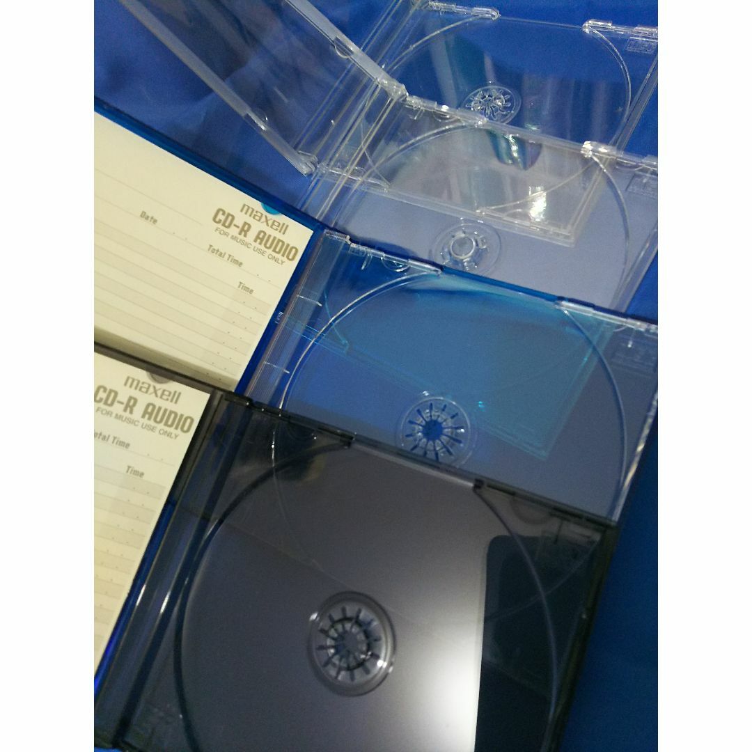 プラケース 4枚セット DVD・CDなど インテリア/住まい/日用品の収納家具(CD/DVD収納)の商品写真