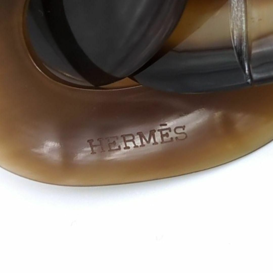 Hermes(エルメス)のHERMES エルメス ロング ネックレス グレー バッファローホーン レディースのアクセサリー(ネックレス)の商品写真