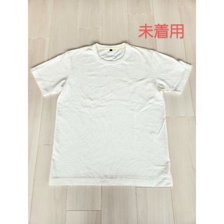 無印良品オーガニックコットン太番手半袖Tシャツ紳士Lオフホワイト(Tシャツ/カットソー(半袖/袖なし))