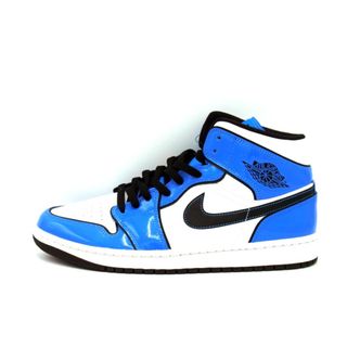 ナイキ(NIKE)のナイキ NIKE ■ 【 AIR JORDAN 1 MID SIGNAL BLUE DD6834 402 】 エア ジョーダン 1 ミッド シグナル ブルー スニーカー　f21608(スニーカー)