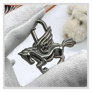 エルメス(Hermes)のHERMES エルメス ペガサス　カデナ ネックレス シルバー メタル(ネックレス)