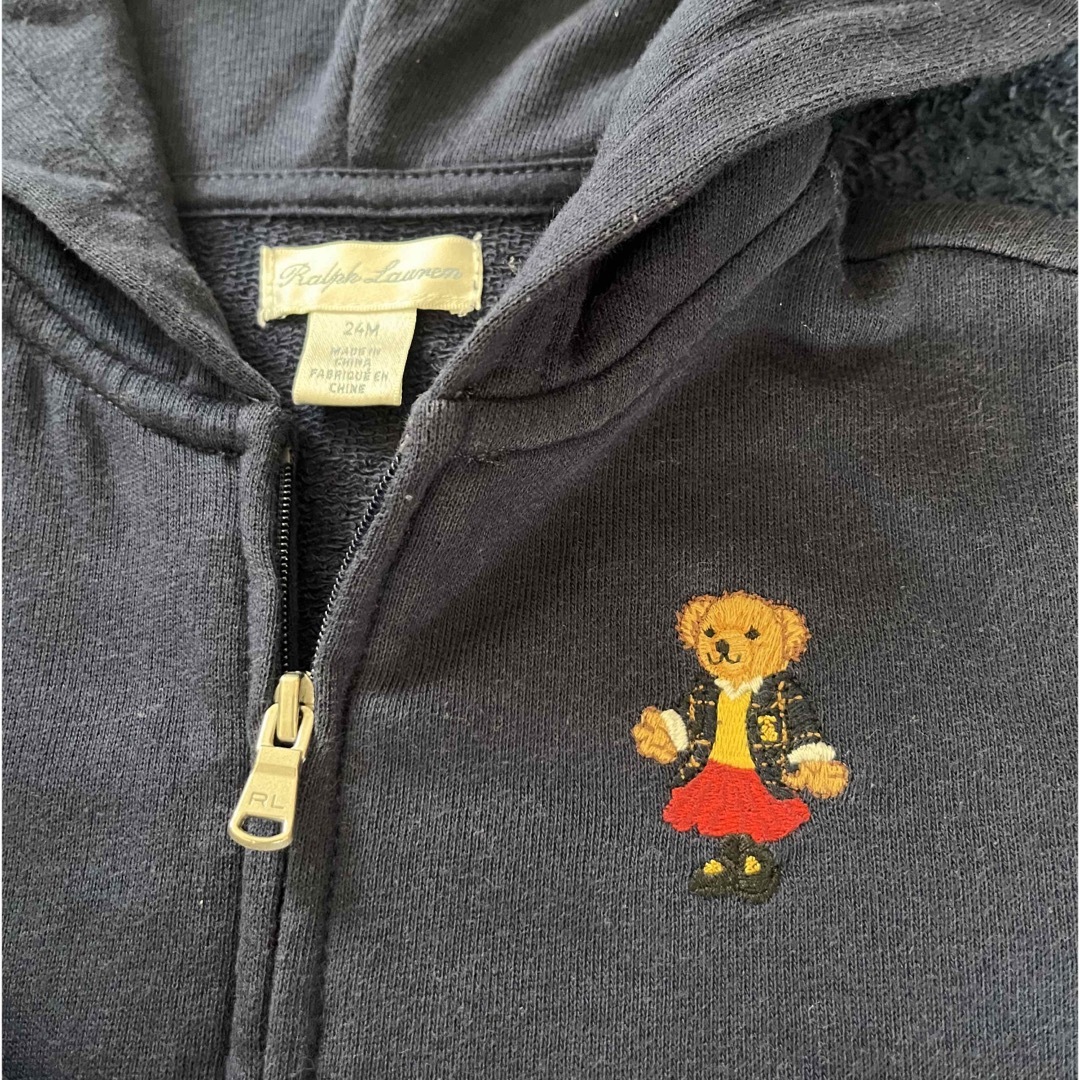 Ralph Lauren(ラルフローレン)のキッズ フードパーカー キッズ/ベビー/マタニティのキッズ服女の子用(90cm~)(ジャケット/上着)の商品写真