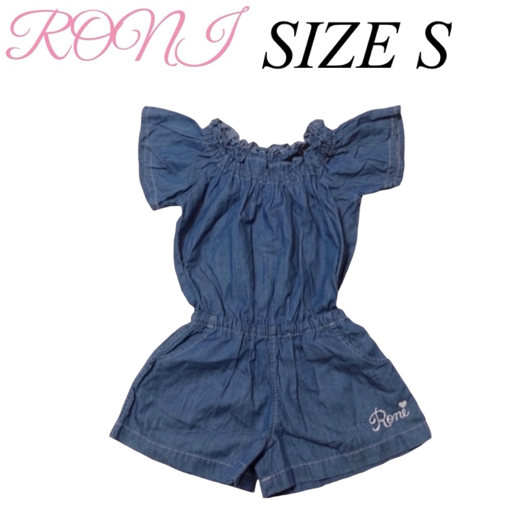 RONI(ロニィ)のAK26 RONI 半袖ショートオールインワン キッズ/ベビー/マタニティのキッズ服女の子用(90cm~)(その他)の商品写真