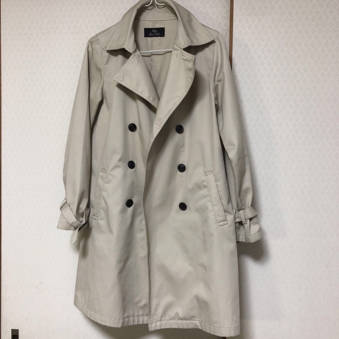 トレンチコート　スプリングコート　ベージュ レディースのジャケット/アウター(トレンチコート)の商品写真