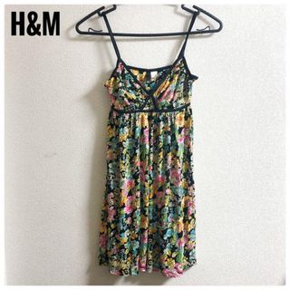 エイチアンドエム(H&M)のH&M キャミソール ワンピース トップス 花柄(キャミソール)