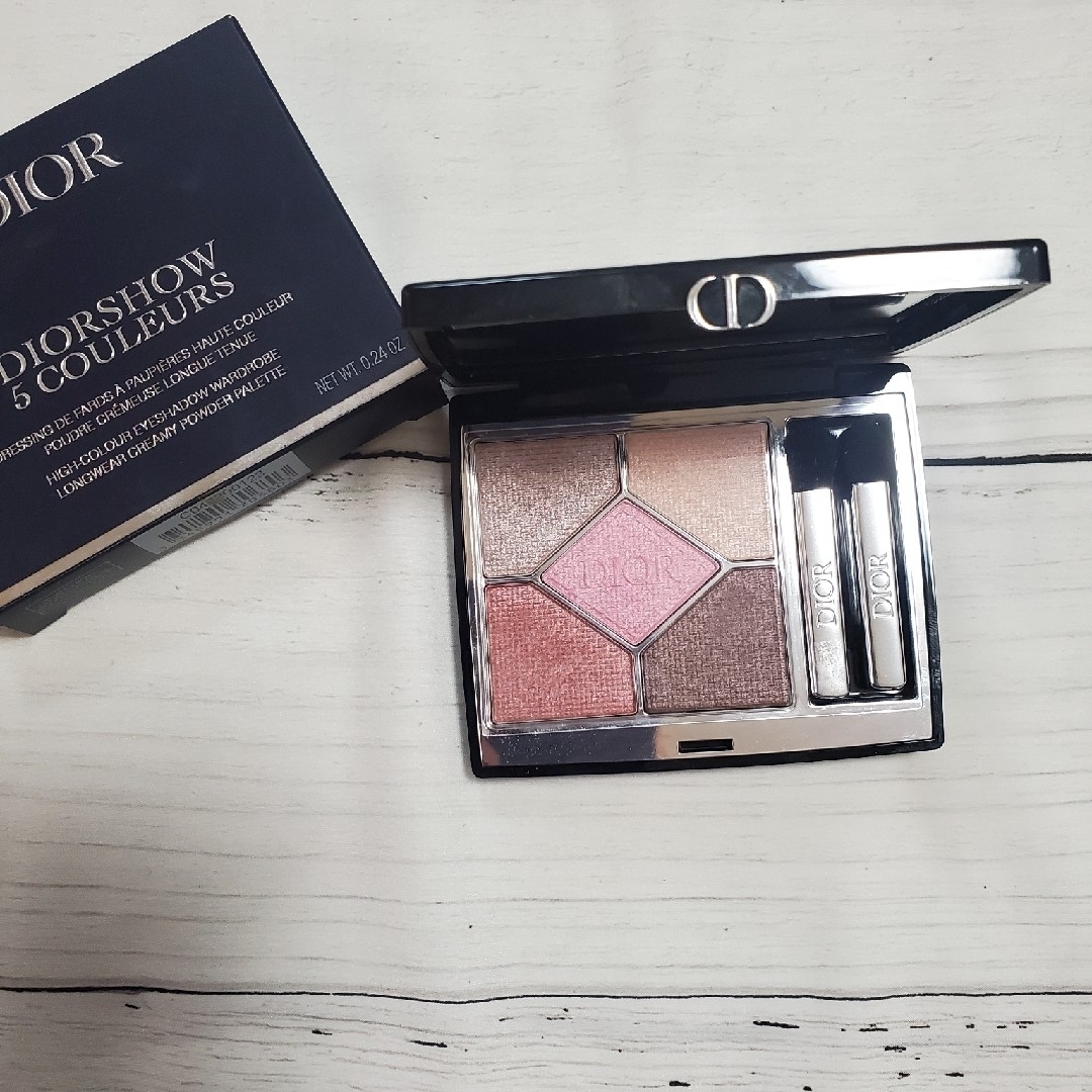 Dior(ディオール)の美品　DIOR サンククルール　123　ピンクオーガンザ コスメ/美容のベースメイク/化粧品(アイシャドウ)の商品写真