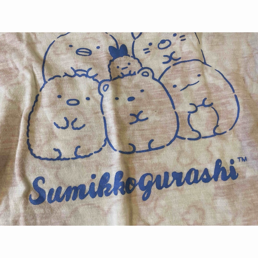 すみっコぐらし 半袖Tシャツ サイズ120 キッズ/ベビー/マタニティのキッズ服女の子用(90cm~)(Tシャツ/カットソー)の商品写真