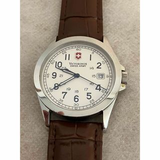 VICTORINOX - 値下げ 稼働★ビクトリノックス クォーツ腕時計※革ベルト新品交換済