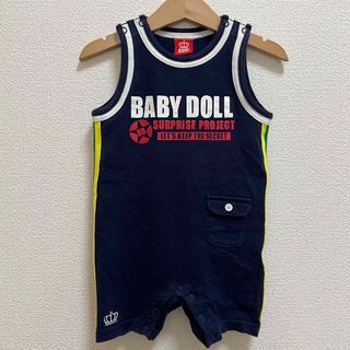 ベビードール(BABYDOLL)のBABY DOLL カバーオール ロンパース 80 ノースリーブ カットソー(カバーオール)