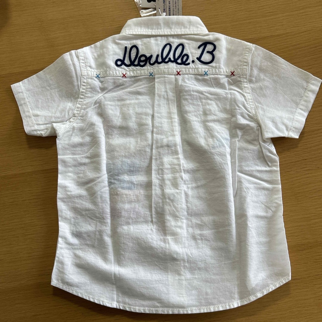 DOUBLE.B(ダブルビー)のDOUBLE.B  半袖シャツ　新品　タグ付き　100 キッズ/ベビー/マタニティのキッズ服男の子用(90cm~)(Tシャツ/カットソー)の商品写真