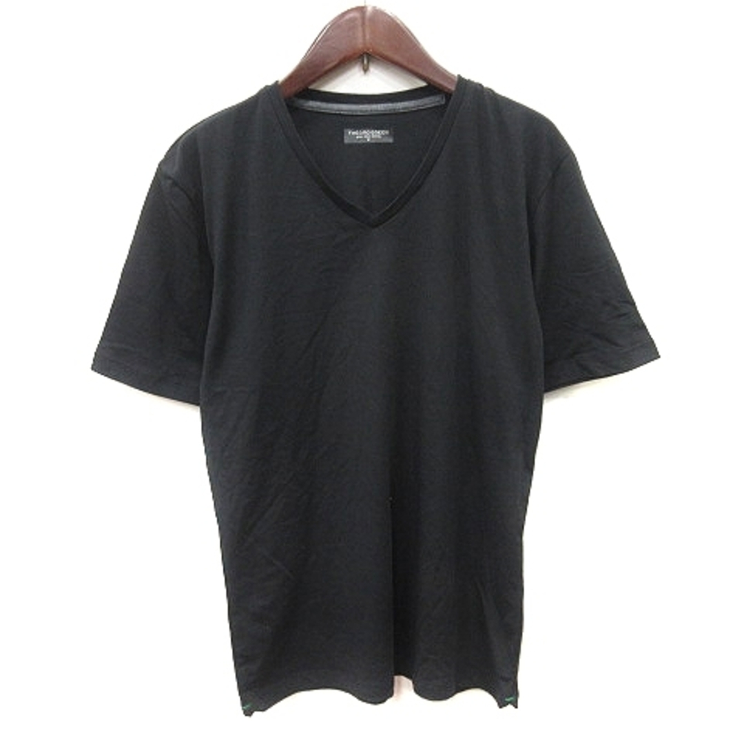 UNITED ARROWS green label relaxing(ユナイテッドアローズグリーンレーベルリラクシング)のグリーンレーベルリラクシング Tシャツ カットソー Vネック半袖 M ブラック メンズのトップス(Tシャツ/カットソー(半袖/袖なし))の商品写真