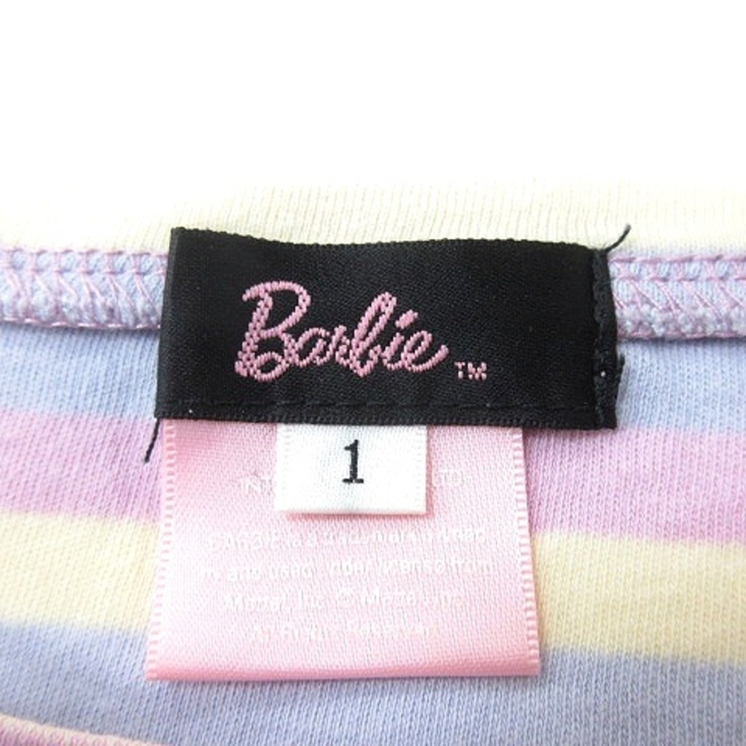 Barbie(バービー)のバービー カットソー Tシャツ クルーネック ボーダー 長袖 1 紫 レディースのレディース その他(その他)の商品写真