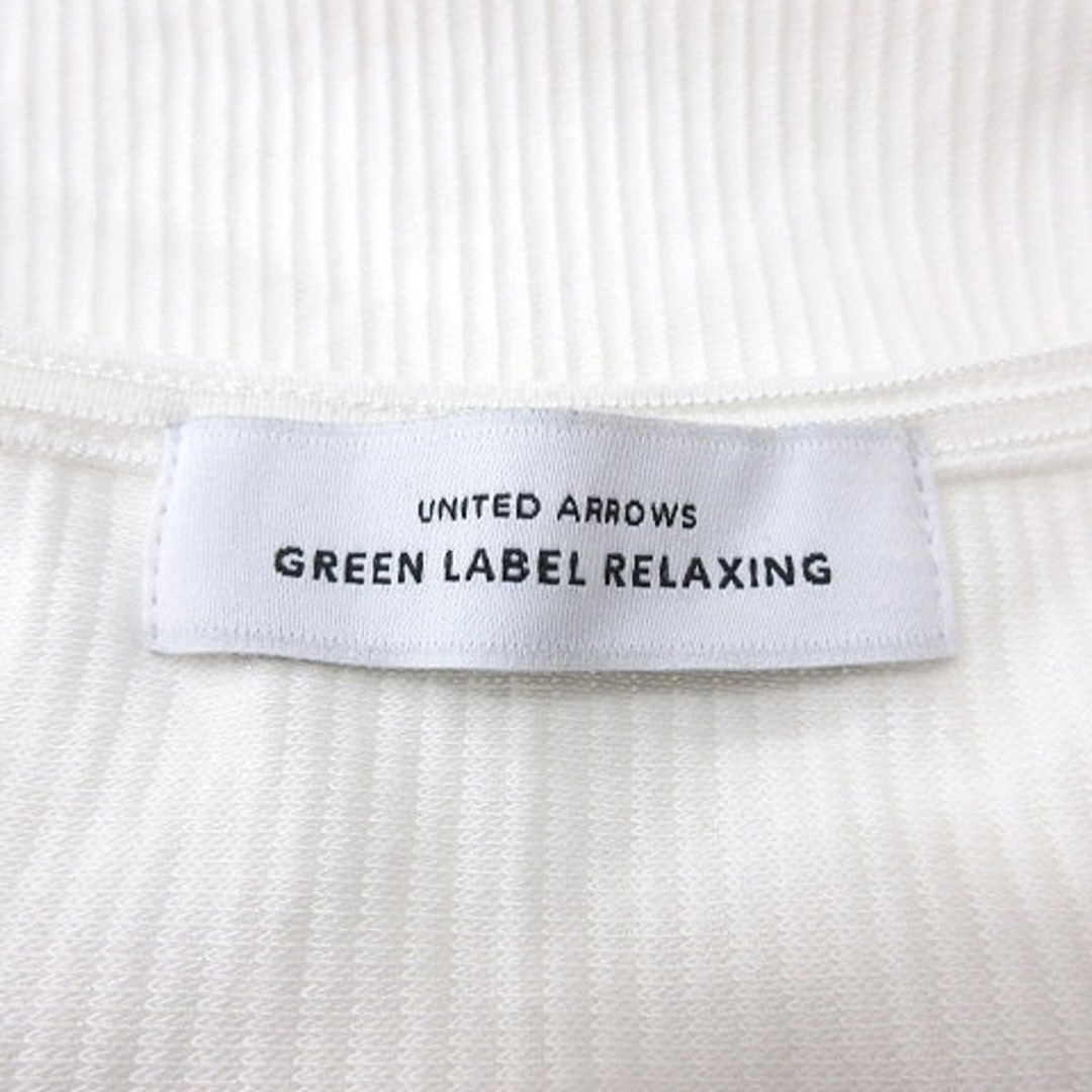 UNITED ARROWS green label relaxing(ユナイテッドアローズグリーンレーベルリラクシング)のグリーンレーベルリラクシング ユナイテッドアローズ カットソー 長袖 白 レディースのトップス(カットソー(長袖/七分))の商品写真