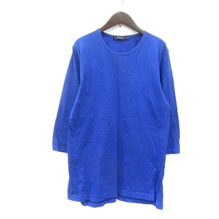 RAGEBLUE - レイジブルー カットソー Tシャツ Uネック 長袖 M 青 ブルー ■MO